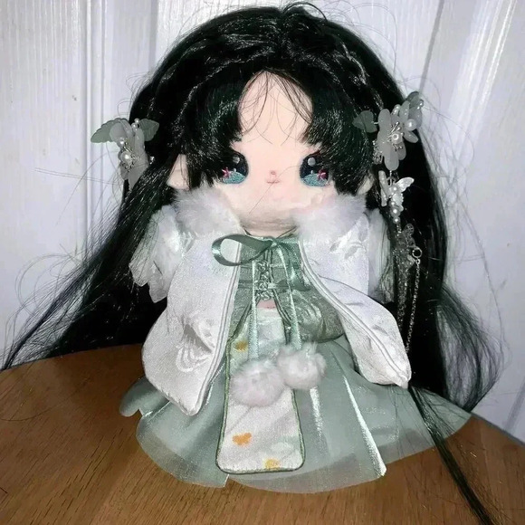 Plush doll ancient customs Green DaiThe Wizard Of Oz Blue Jade COLLECTIBLE DOLL - Picture 1 of 9